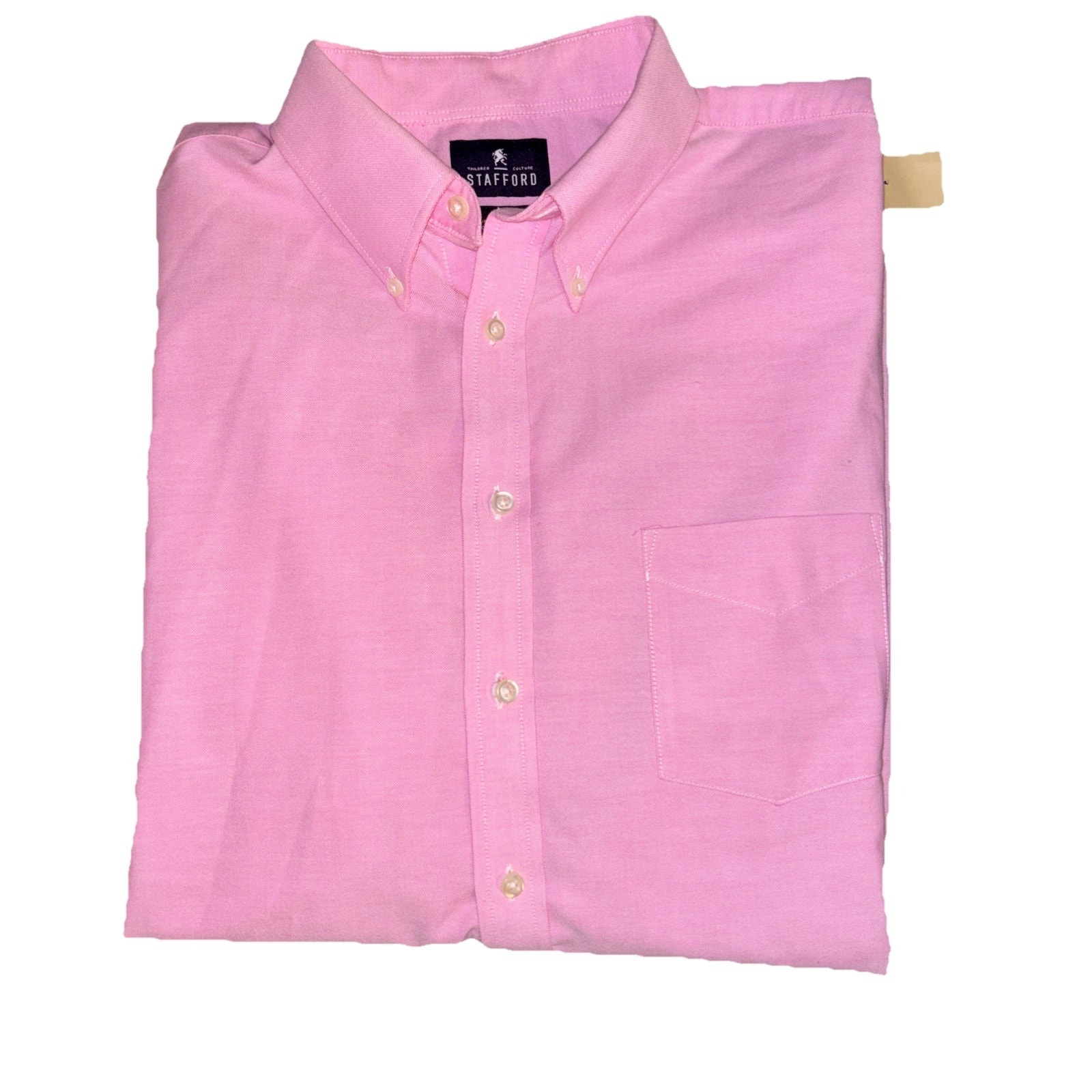 Stanford Men’s Pink Long Sleeve Button Down Size 18